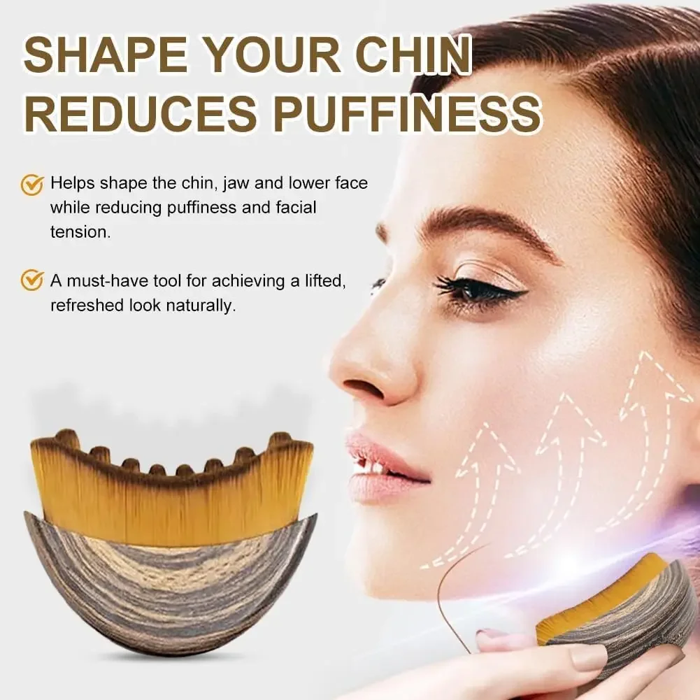 Home Spa Wellness - 1-2PCS แปรงนวดแก้ไขรูปหน้าแบบพกพาการออกแบบตามหลักสรีรศาสตร์การระบายน้ำเหลืองยกคางโฮมสปาเครื่องมือนวด