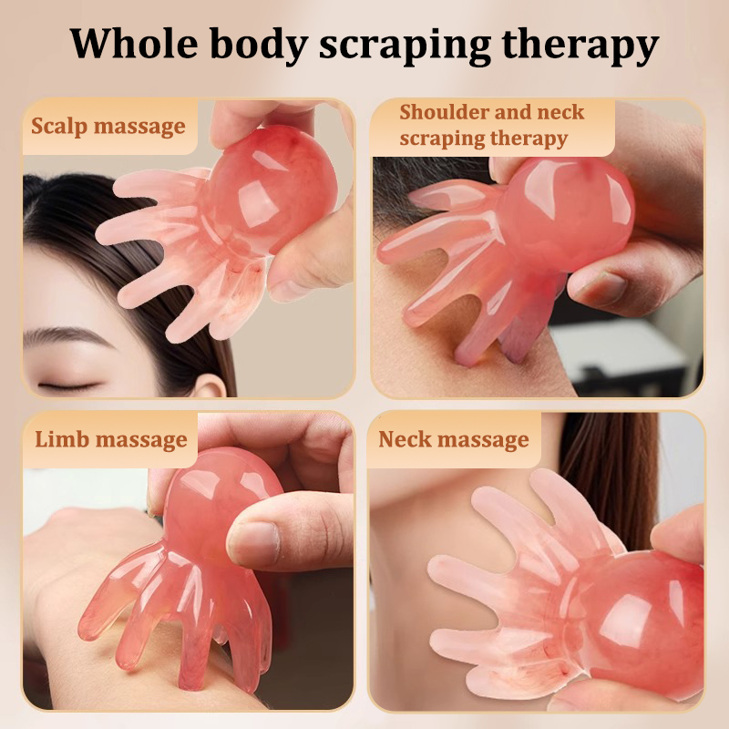 หวีนวดศีรษะรูปปลาหมึกเรซิ่น –  - Home Spa Wellness บทวิจารณ์และราคา