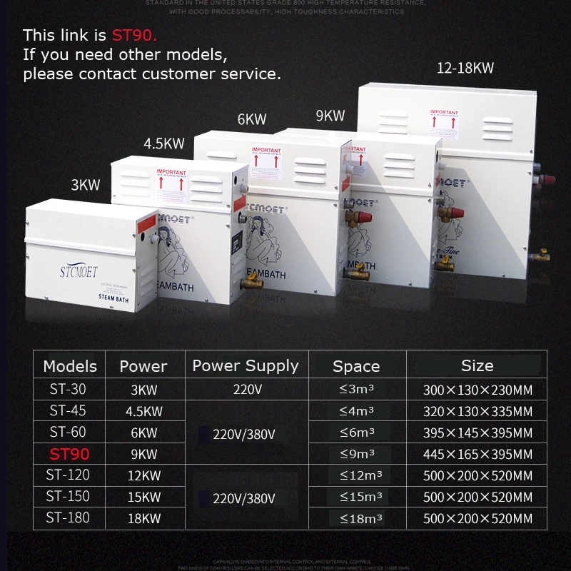 Steam Generator 220 V/380 V St - Home Spa Wellness บทวิจารณ์และราคา