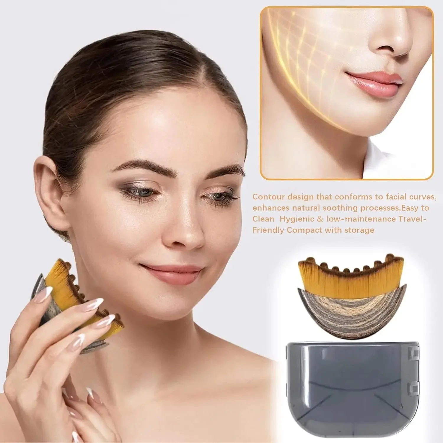 1-2PCS แปรงนวดแก้ไขรูปหน้าแบบพ - Home Spa Wellness บทวิจารณ์และราคา